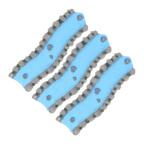 Sewroro 3 Stück Teiliges Miniatur Fluss Resin Gebogenes Landschaftsornament für Psychologische Beratung und Miniaturgärten Stabiles Deko-Element für Ruhige Atmosphäre und Entspannung Sewroro 3 Stück Teiliges Miniatur Fluss Resin Gebogenes Landschaftsornament für Psychologische Beratung und Miniaturgärten Stabiles Deko-Element für Ruhige Atmosphäre und Entspannung von Sewroro
