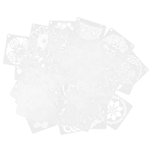 Sewroro 36 Stück Teiliges Mandala Schablonen aus Pet Kunststoff Wiederverwendbare Malvorlagen mit Glatter Oberfläche Waschbar und Langlebig für DIY Wand und Möbelgestaltung Vielseitig für Sewroro 36 Stück Teiliges Mandala Schablonen aus Pet Kunststoff Wiederverwendbare Malvorlagen mit Glatter Oberfläche Waschbar und Langlebig für DIY Wand und Möbelgestaltung Vielseitig für von Sewroro