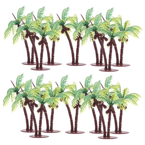Sewroro 36 Stück Teiliges Miniatur Kokospalmen Hohe Künstliche Palmen mit Tiefgrünen Blättern und Dunkelbraunem Holzstiel Realistische Mini Bäume für Sandtisch Diorama Modellbau und Sewroro 36 Stück Teiliges Miniatur Kokospalmen Hohe Künstliche Palmen mit Tiefgrünen Blättern und Dunkelbraunem Holzstiel Realistische Mini Bäume für Sandtisch Diorama Modellbau und von Sewroro