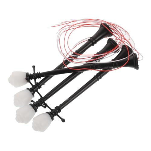 Sewroro 4 Stück Teiliges Miniatur LED Straßenlaternen Doppelköpfige Mini Straßenlampen aus Realistische Mini Gartenbeleuchtung Wetterfeste Modelllampen für Mikro Szene Dekor Einfache Sewroro 4 Stück Teiliges Miniatur LED Straßenlaternen Doppelköpfige Mini Straßenlampen aus Realistische Mini Gartenbeleuchtung Wetterfeste Modelllampen für Mikro Szene Dekor Einfache von Sewroro