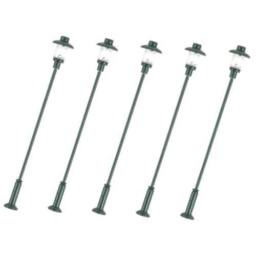 Sewroro 5 Stück Maßstab Grün mit Weißem Licht Mini Garten dekor und Mikrolandschafts Ornament für Kinderspielzeug und Modelleisenbahn Sewroro 5 Stück Maßstab Grün mit Weißem Licht Mini Garten dekor und Mikrolandschafts Ornament für Kinderspielzeug und Modelleisenbahn von Sewroro