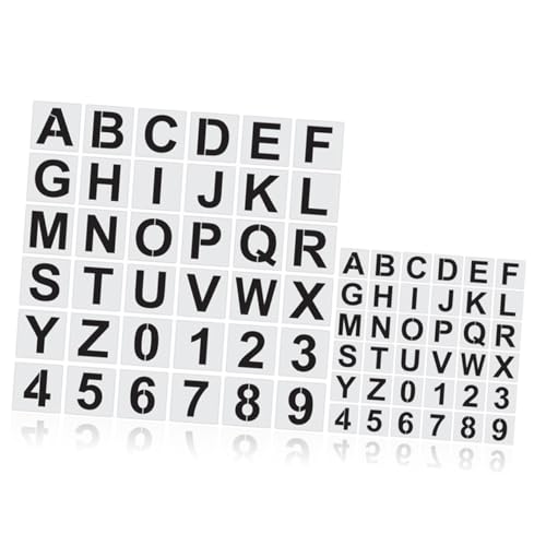 Sewroro 72 Stück Teiliges Wiederverwendbares Buchstaben Schablonen aus Pet Waschbar und Kompakt Kleine Druckvorlagen für DIY Bastelarbeiten und Kinderzeichnungen Sewroro 72 Stück Teiliges Wiederverwendbares Buchstaben Schablonen aus Pet Waschbar und Kompakt Kleine Druckvorlagen für DIY Bastelarbeiten und Kinderzeichnungen von Sewroro