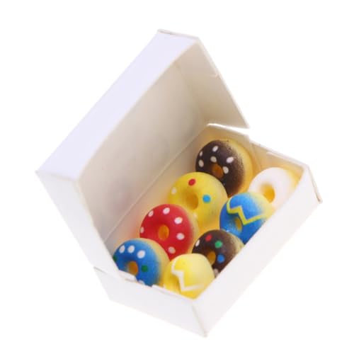 Sewroro Miniatur Donut für Puppenhaus Leichtes Tragbares Dessert für Realistische Resin Mini Lebensmitteldekoration für Puppenhaus Scrapbooking Mikro Landschaft und Rollenspiele Sewroro Miniatur Donut für Puppenhaus Leichtes Tragbares Dessert für Realistische Resin Mini Lebensmitteldekoration für Puppenhaus Scrapbooking Mikro Landschaft und Rollenspiele von Sewroro
