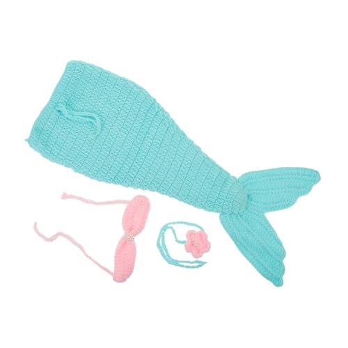 Sewroro Neugeborenen Fotografie Set Mädchen Häkel Meerjungfrau Kostüm mit Weichem Bustier und Stirnband Handgefertigt Hautfreundlich Vielseitig für Fotoshootings und Familienerinnerungen Sewroro Neugeborenen Fotografie Set Mädchen Häkel Meerjungfrau Kostüm mit Weichem Bustier und Stirnband Handgefertigt Hautfreundlich Vielseitig für Fotoshootings und Familienerinnerungen von Sewroro