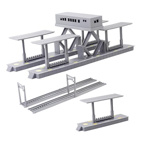 Sewroro Sand Table Modellbahn Landschaftszubehör Miniatur Bahnhofsplattform Wartehalle Gleise Mast DIY Werkzeuge für Modelleisenbahn Projekte Sewroro Sand Table Modellbahn Landschaftszubehör Miniatur Bahnhofsplattform Wartehalle Gleise Mast DIY Werkzeuge für Modelleisenbahn Projekte von Sewroro