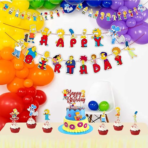 Seyal® Brt Simpson Theme Birthday Party Supplies von Seyal