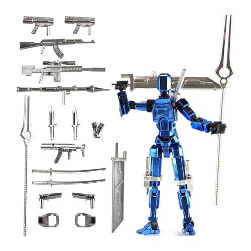 Mit Magnetischer Saugnapfvorrichtung, T13-Mobilmodell, 3D-Druck, T13-Mobilmodell, T13-Actionfigur, Beweglicher Roboter Mit Mehreren Gelenken, Lucky Nova 13-Mobilmodell, Ganzkörper-Aktivitätsroboter(Bl von Seymal