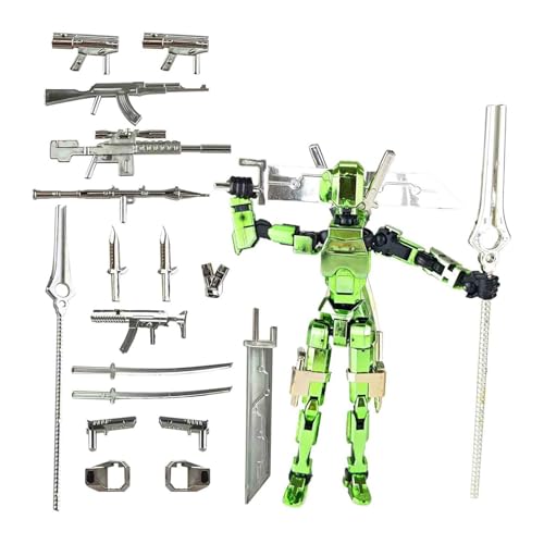 Mit Magnetischer Saugnapfvorrichtung, T13-Mobilmodell, 3D-Druck, T13-Mobilmodell, T13-Actionfigur, Beweglicher Roboter Mit Mehreren Gelenken, Lucky Nova 13-Mobilmodell, Ganzkörper-Aktivitätsroboter(Gr von Seymal