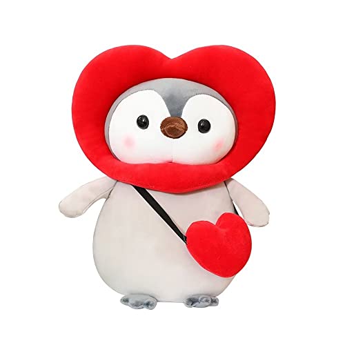 Seyomi MELECERi Niedlicher Pinguin-Plüsch-Pinguin mit Liebe, Geschenk für Kinder (24,9 cm) von Seyomi