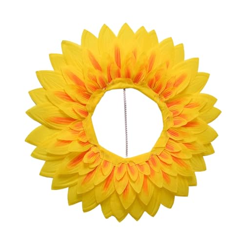 Seyrnicay Sonnenblumen-Kostüm-Kopfbedeckung – lustiges Sonnenblumen-Haarband, Foto-Requisiten, Kostümzubehör, Kopfschmuck für Auftritte, Festivals von Seyrnicay