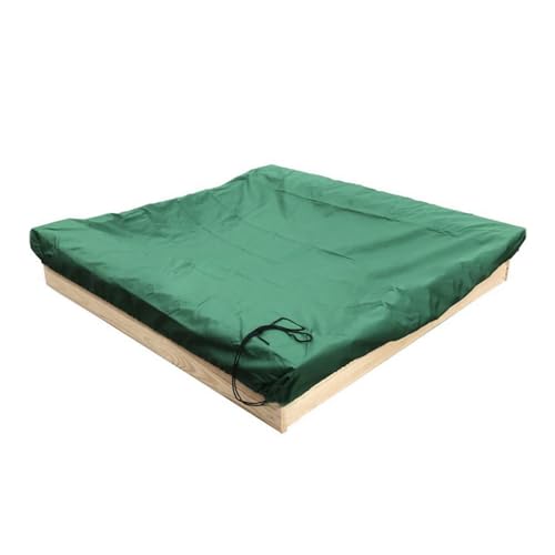 Sandkastenabdeckung, 120 x 120 x 20 cm, Schutzplane für Sandkasten, für den Außenbereich, Sandkasten, Abdeckplane für Kinder, für Garten, wasserdicht von Sghtil