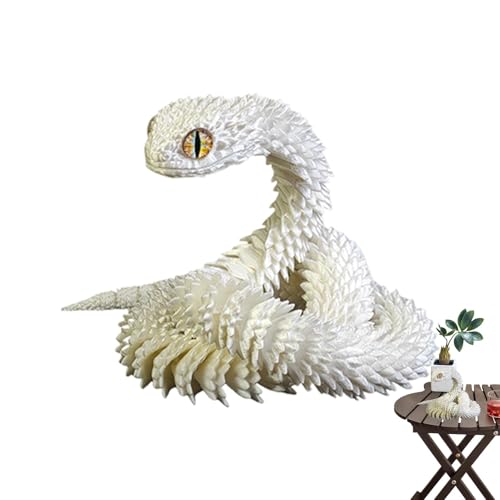 Sghtil 3D-gedrucktes Schlangenspielzeug, bewegliches Schlangenmuster | 3D-gedrucktes Gelenkschlangenspielzeug,Kreative 3D-Tier-Schlangenmuster Tischdekoration für Sghtil 3D-gedrucktes Schlangenspielzeug, bewegliches Schlangenmuster | 3D-gedrucktes Gelenkschlangenspielzeug,Kreative 3D-Tier-Schlangenmuster Tischdekoration für von Sghtil