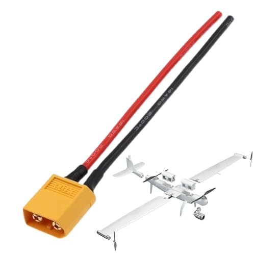 Sghtil Batterieanschluss R/C | Elektrischer Stecker männlich weiblich mit Draht - Kabel Adapter Station mit Stecker für Drohne Auto Solarpanel R/C Batterie Sghtil Batterieanschluss R/C | Elektrischer Stecker männlich weiblich mit Draht - Kabel Adapter Station mit Stecker für Drohne Auto Solarpanel R/C Batterie von Sghtil