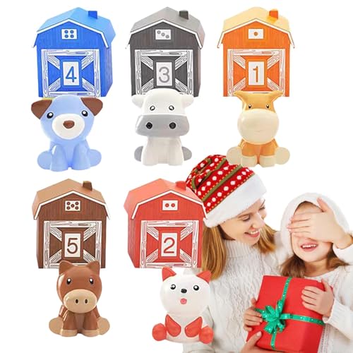 Sghtil Bauernhoftierpuppen,Fingerpuppen für Kleinkinder - Tierpuppen Sortierspielzeug Fingerspielzeug - Kinderpuppen, Lernspielzeug, Lernspiele, Scheunentierspielzeug für Kinder, Goodie-Bag-Stuffers von Sghtil