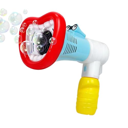 Sghtil Bubble Machine für Kinder, Bubble Make Toy - Batterieantrieb großer Mundblasenhersteller - Handspielzeug für Handheld Beach, 10 Löcher Elektrogebläse für Partys Gefälligkeiten für Pool, Garten, von Sghtil