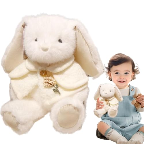 Sghtil Bunny Stoffed Toy, Plüsch Bunny Toy | Nettes Plüschkaninchenspielzeug mit langem | Weiche kuschelige Kinder schlafen süße Hasenkissen für, Mädchen, von Sghtil