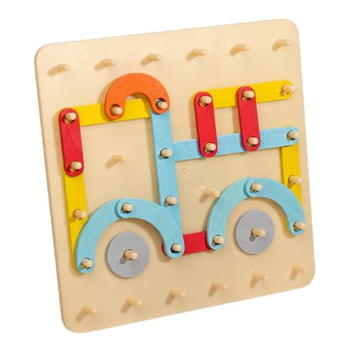 Sghtil Farbe PEG, PEG-Brettspiel | Mehrteiliges Puzzle aus farbigem Holz, die Schule bietet Lernaktivitäten im Vorschulalter, Gehirnspiel für Mädchen und ab 3 Jahren Sghtil Farbe PEG, PEG-Brettspiel | Mehrteiliges Puzzle aus farbigem Holz, die Schule bietet Lernaktivitäten im Vorschulalter, Gehirnspiel für Mädchen und ab 3 Jahren von Sghtil