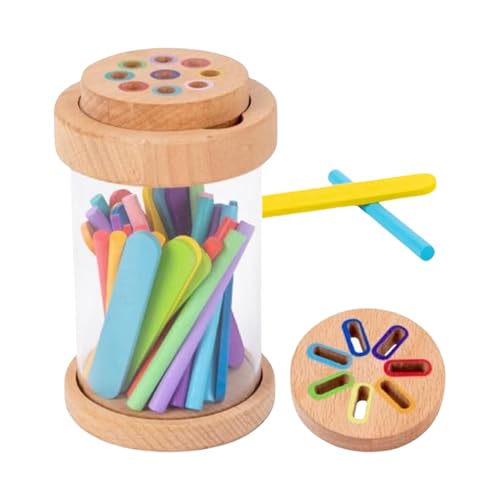 Sghtil Farbsortierspielzeug, Sortierspielzeug | Stick Puzzle Farbsortierbecher | Interaktive Kleinkindspielzeugzählungen, passendes Spiel, Vorschullernaktivitäten für Kinder und Mädchen von Sghtil