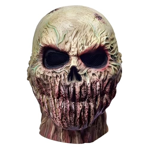 Sghtil Gruselige Gruselige Halloween Cosplay Kostüm Zombie Kopfmasken Für Erwachsene, Party Dekoration, Requisiten von Sghtil