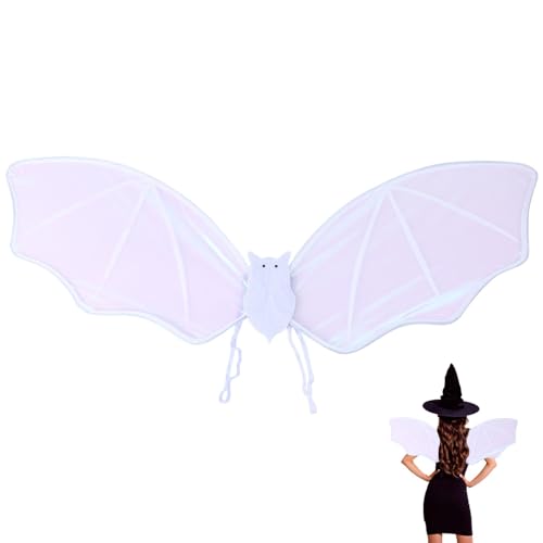 Sghtil Halloween-Flügel, Halloween-Fledermaus-Kostüm,Gruselige Fledermaus-Kostümflügel - Kostümflügel-Anziehzubehör für Geburtstag, Halloween, Weihnachten von Sghtil