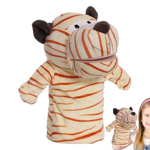 Sghtil Handpuppen, Tierpuppen | 25 cm/9,84 Zoll niedliche Handpuppen | Theater Performance Supplies, ausgestopfte Tierpuppe für Rollenspiele Storytelling Vorschulunterricht von Sghtil