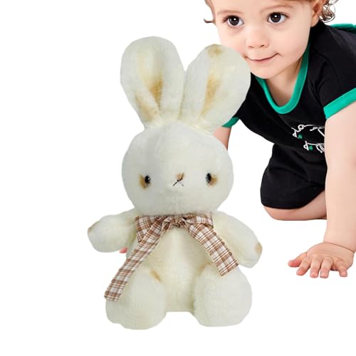 Sghtil Kaninchen Stofftier,Stoffhase Plüsch,Stofftier Süßes Plüschtier | Plüschtiere, Smoky Eyes Bunny Toy Soft Doll, Plüschkaninchen Stofftiere für Mädchen, Schlafzimmerdekoration von Sghtil