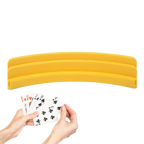 Sghtil Kartenhalter für Kinder Spielen, Spielkartenhalter | Dreischichtige Pokerkartenhalter,Professionelle Decksammler, Speicherfall, Tischzubehör, Brettspielvorräte für Senioren von Sghtil