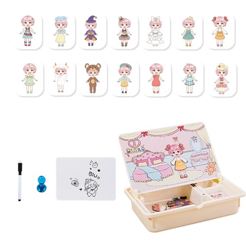 Sghtil Magnetisches Spielzeug, Zuordnungsspiel Lernspielzeug, Kreative Reisespiele Mit Tragecase Für Kinder Ab 3 Mädchen Zuhause Kindergarten Spiel Sghtil Magnetisches Spielzeug, Zuordnungsspiel Lernspielzeug, Kreative Reisespiele Mit Tragecase Für Kinder Ab 3 Mädchen Zuhause Kindergarten Spiel von Sghtil