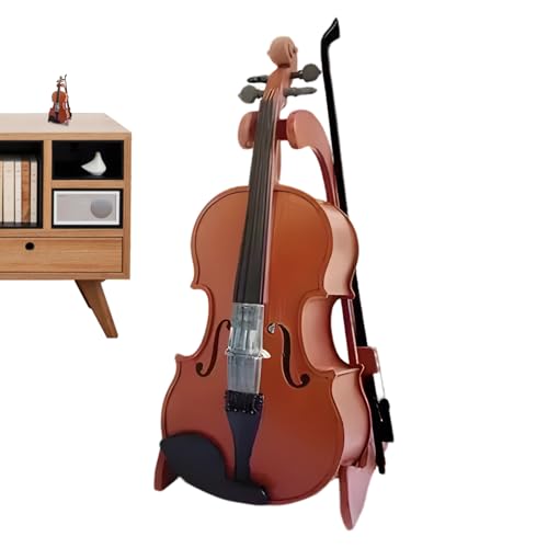 Sghtil Miniatur Geige Spielzeug,Dekorative Musikinstrumente Bastelsets | Deko-Modell Für Vitrinen, Puppenhäuser Und Schreibtischdekoration Sghtil Miniatur Geige Spielzeug,Dekorative Musikinstrumente Bastelsets | Deko-Modell Für Vitrinen, Puppenhäuser Und Schreibtischdekoration von Sghtil