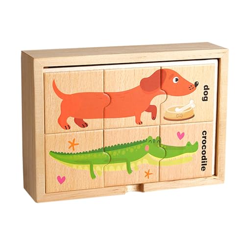 Sghtil Puzzles für Kinder, Lernpuzzle für die Vorschule | PEG Kid Tier Games Puzzle aus Holz – Lernspielzeug in aller Sicherheit, tragbar für Mädchen zum Geburtstag zu Weihnachten Sghtil Puzzles für Kinder, Lernpuzzle für die Vorschule | PEG Kid Tier Games Puzzle aus Holz – Lernspielzeug in aller Sicherheit, tragbar für Mädchen zum Geburtstag zu Weihnachten von Sghtil