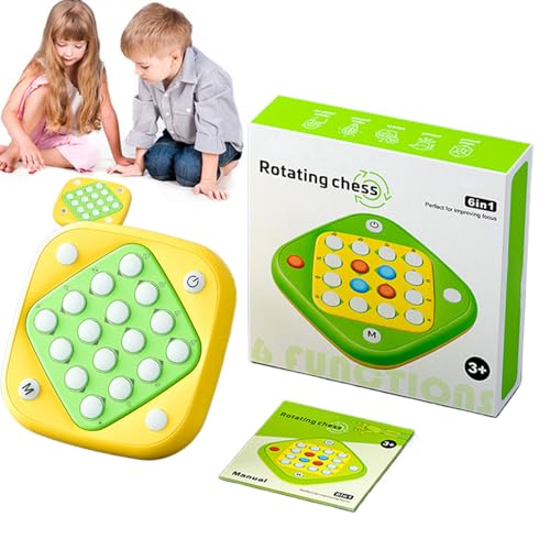 Sghtil Schachspiel – Unterhaltsames Strategiespiel für den Tisch – Lernspielzeug mit Drehmotiven für 2 Spieler, Familie Freunde Sghtil Schachspiel – Unterhaltsames Strategiespiel für den Tisch – Lernspielzeug mit Drehmotiven für 2 Spieler, Familie Freunde von Sghtil