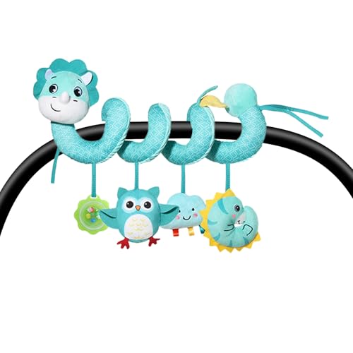 Sghtil Spielzeug für Autositz | Spielzeug für Babybett, bunte sensorische Plüschrassel für Kinderwagen für 0-3 Jahre, stimuliert kognitive Fähigkeiten, für Kinderbett, Kinderzimmer und Sghtil Spielzeug für Autositz | Spielzeug für Babybett, bunte sensorische Plüschrassel für Kinderwagen für 0-3 Jahre, stimuliert kognitive Fähigkeiten, für Kinderbett, Kinderzimmer und von Sghtil