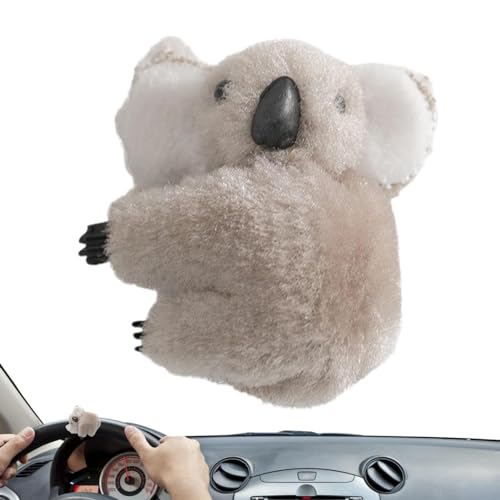 Sghtil gefüllter Koalabär Plüsch,Plüsch Koala Auto Dekor - Süßes kleines Koala Stofftier | Auto-Innenraum-Armaturenbrett-Ornament, Rucksack-Taschenanhänger, Auto-Mittelkonsolen-Ornament für den von Sghtil