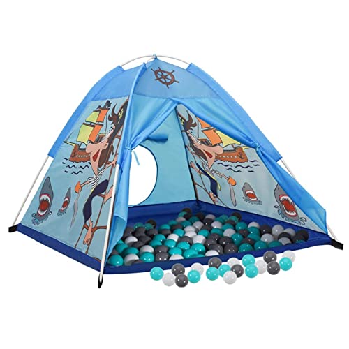 Spielzelt mit 250 Bällen, ShGaxin Spielzeug, Sandkasten Spielzeug, Bällebad, spielzelt Indoor, Bällebad Zelt, Blau 120x120x90 cm von ShGaxin