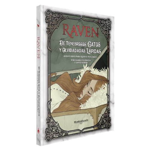 Shadowlands Ediciones Raven: Finsternde Katzen und vergessene Grabsteine | Erweiterung | Rollenspiel für Erwachsene | ab 18 Jahren | ab 2 Spielern | 30-120 Minuten pro Spiel | Spanisch von Shadowlands Ediciones