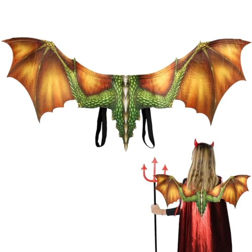 Shaersu Drachenflügel Für Erwachsene, Cosplay Flügel, Vliesstoff Renaissance Verkleidung Frauen Erwachsene Mädchen Tier Mottoparty Shaersu Drachenflügel Für Erwachsene, Cosplay Flügel, Vliesstoff Renaissance Verkleidung Frauen Erwachsene Mädchen Tier Mottoparty von Shaersu