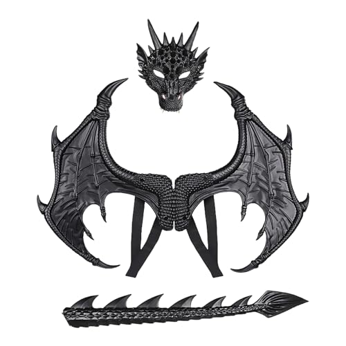 Shaersu Drachenkostüm Für Kinder | Halloween Zubehör & Requisiten,Lustiges Kinderkostüm Set Für Theater, Party, Karneval Und Rollenspiel Shaersu Drachenkostüm Für Kinder | Halloween Zubehör & Requisiten,Lustiges Kinderkostüm Set Für Theater, Party, Karneval Und Rollenspiel von Shaersu