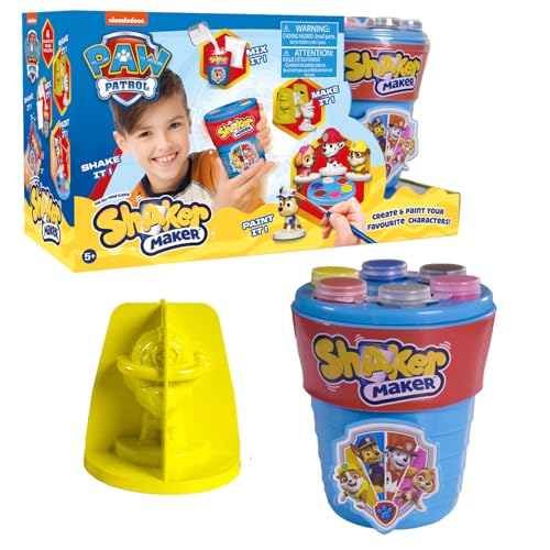 Shaker Maker, Puder zur Erstellung von Charakteren, künstlerische und manuelle Aktivität, Modell Paw Patrol, für Kinder ab 5 Jahren, HKW00, mehrfarbig von Shaker Maker