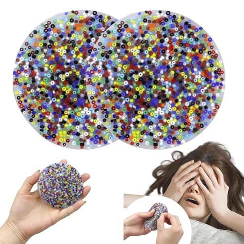 Stressabbau-Spielzeug for Erwachsene und Kinder, Squishy-Zappelspielzeug, Hautpicking-Zappelspielzeug, sensorisches Spielzeug for Hautpicking, Dermatillomanie, wählerisches Party-Pad(Color:2Pcs,Size:A von Shamdrea