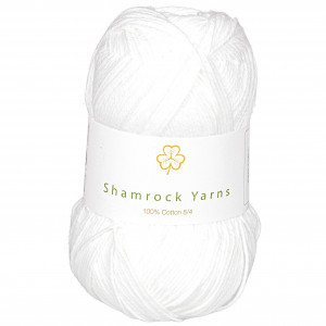 Shamrock Yarns 100% Baumwolle 8/4 Garn 02 Weiß von Shamrock Yarns