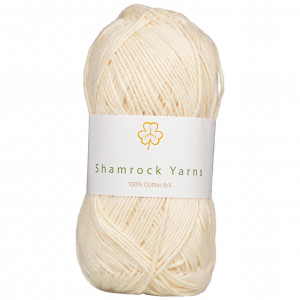 Shamrock Yarns 100% Baumwolle 8/4 Garn 03 Natur von Shamrock Yarns