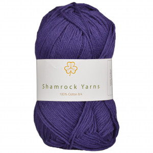 Shamrock Yarns 100% Baumwolle 8/4 Garn 23 Dunkellila von Shamrock Yarns