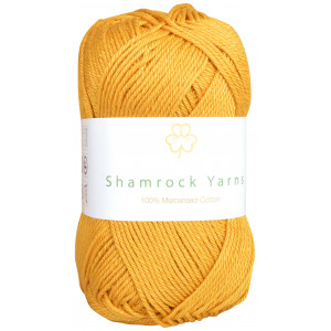 Shamrock Yarns 100% Mercerisierte Baumwolle 190 Senfgelb von Shamrock Yarns