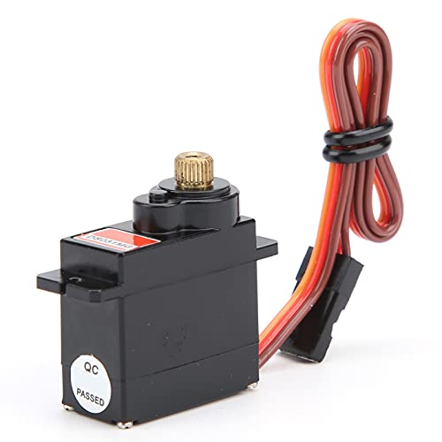 Servomotor, Metall Getriebe Digitaler Servomotor Micro Servo Rc Motor Hochgeschwindigkeitsmoment Digitaler Servomotor für Smart Car Robot Boat RC Hubschrauber von Shanrya