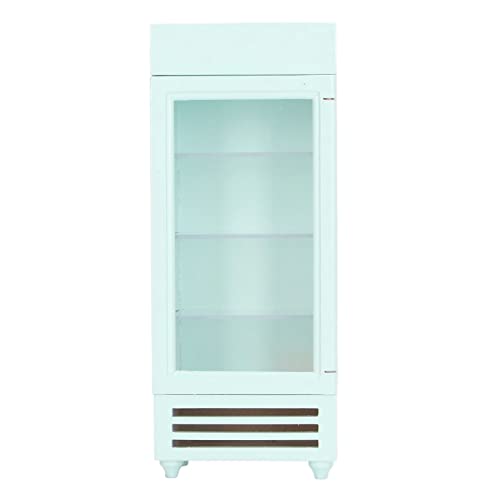 Puppenhaus-Kühlschrank, Hochsimulierte Birke, Hochwertiges Puppenhaus, Vertikale Kühlschranksimulation, Anregend für das Bild (Grün) von Shanrya