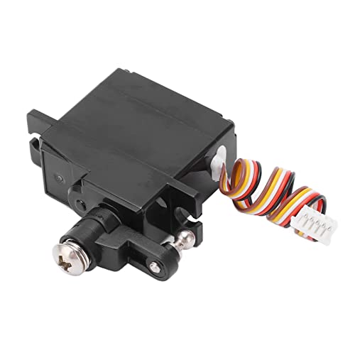 Rc Servo, Servomotor, RC 5-Draht-Lenkservo 1,5 kg 5-Draht-Servo Kunststoffgetriebe 1/18 Servo Motor für RC Car HS 18301 18302 für 18311 18312 18321 von Shanrya