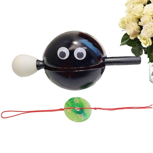 Hölzernes Fischinstrument-Spielzeug | Hölzernes Fisch-Spielset Percussion Fidget Toy,Sicheres und zartes Holzfisch-Musikinstrument, robust und unterhaltsam für Freunde und Familien von Shapen