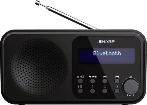 Sharp DR-P420 Tischradio DAB+, DAB, FM Bluetooth®, USB Schwarz von Sharp