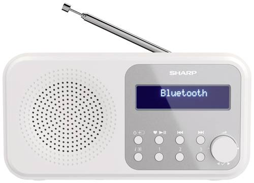 Sharp DR-P420 Tischradio DAB+, DAB, FM Bluetooth®, USB Weiß von Sharp