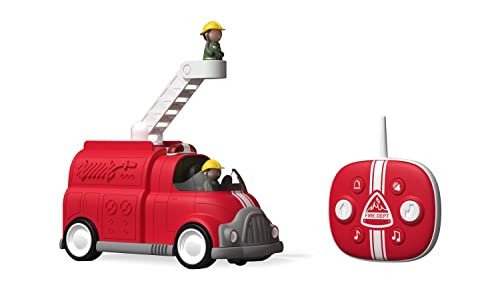 Sharper Image 1212000601 - RC Fire Engine - Ferngesteuertes Feuerwehrauto mit Licht & Sound - für Kinder ab 3 Jahren von Sharper Image